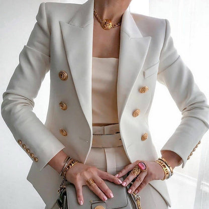 Classic tailored structured blazer for women | Francine -5