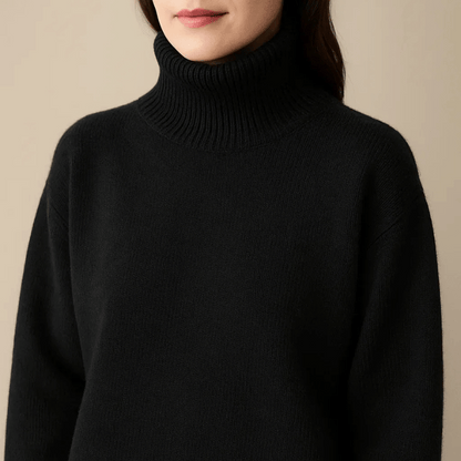 Classic relaxed ribbed jumper for women | Aurora -5