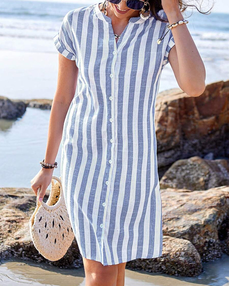 Classic elegant relaxed dress for women | Pamela -5