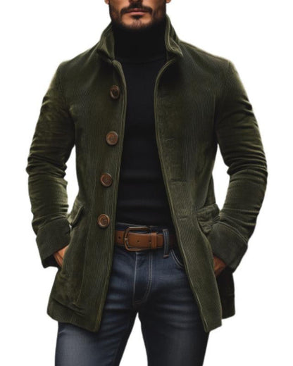 Classic elegant insulated coat for men | Rainer -7