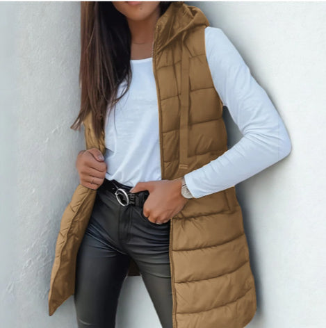 Warm lightweight quilted puffer jacket for women | Rain -2