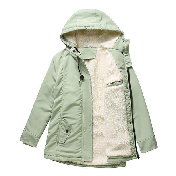 Elegant warm tailored coat for women | AMINA -8