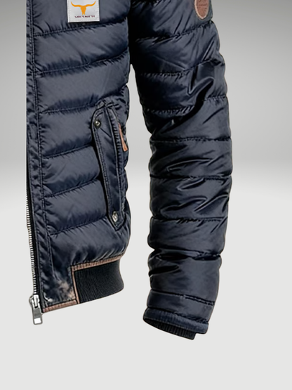 Warm everyday quilted puffer jacket for men | Remy -3