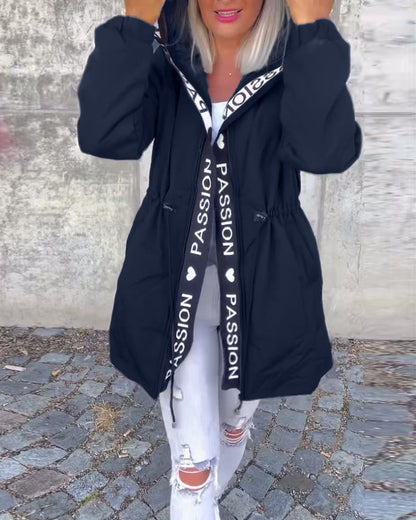 Elegant warm insulated coat for women | VANESSA -4