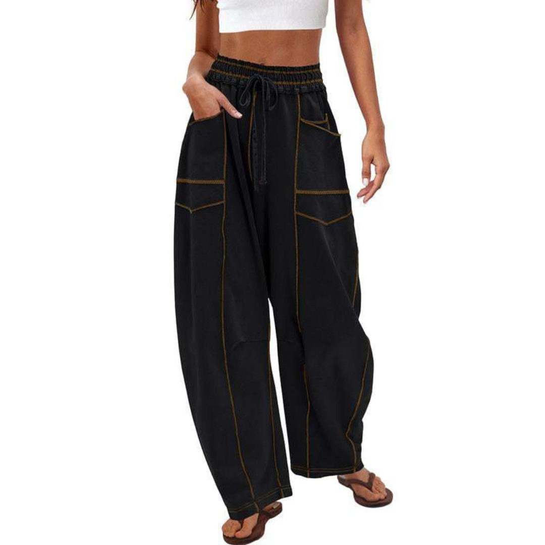 Classic everyday relaxed trousers for women | AVANITA -2