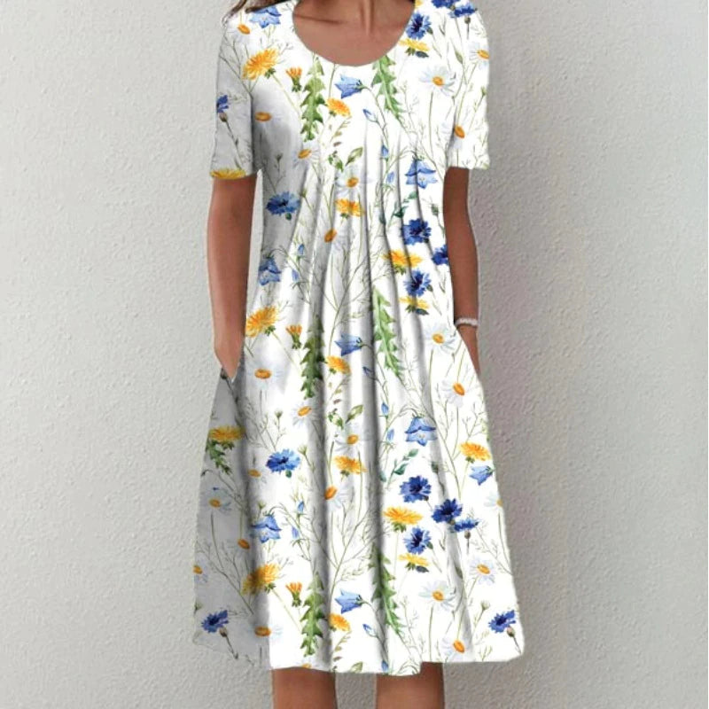 Classic elegant relaxed dress for women | Gigi -2