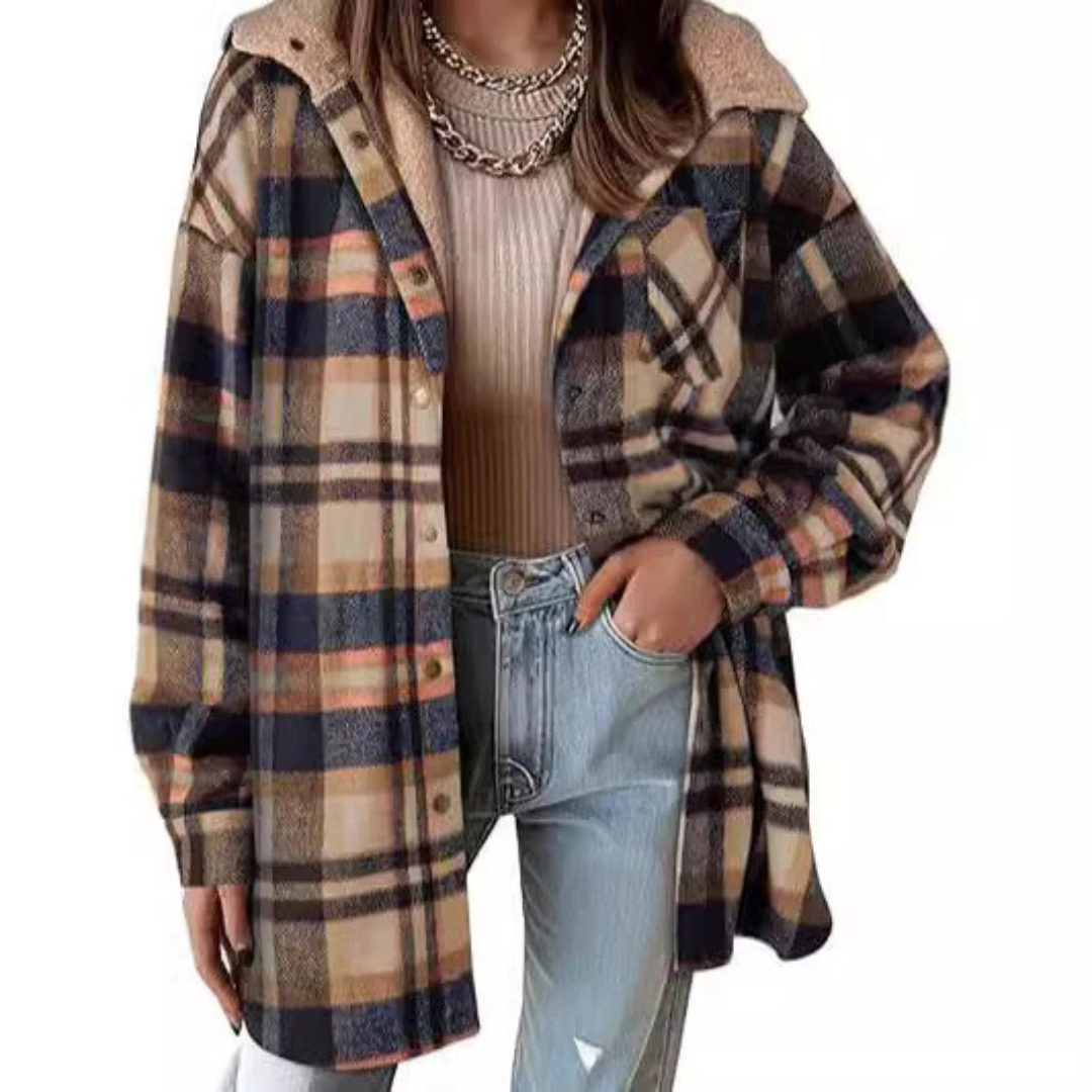 Refined versatile relaxed jacket for women | Tallulah -2