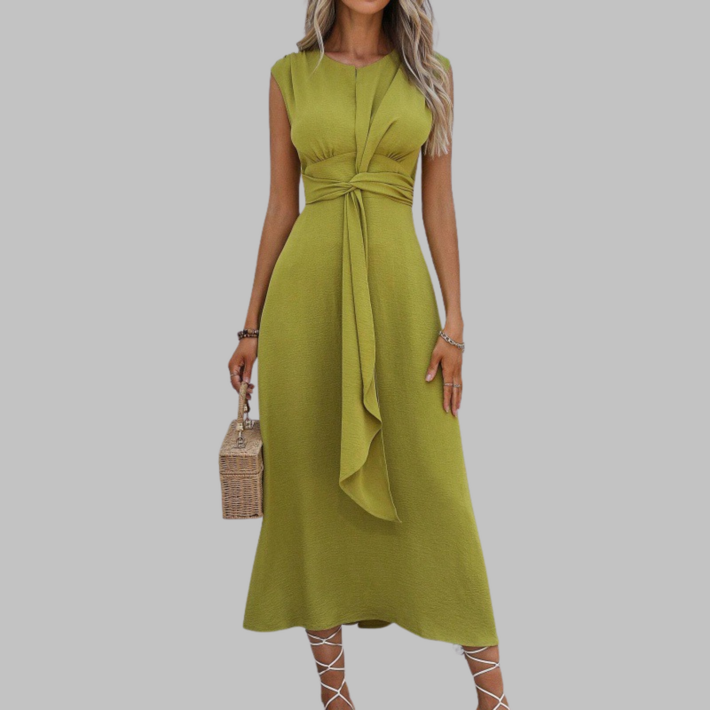 Classic everyday relaxed maxi dress for women | Reese -8
