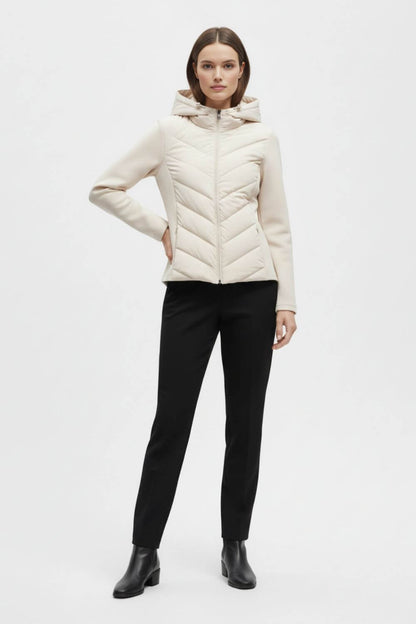 Warm everyday insulated puffer jacket for women | Caurelle -8