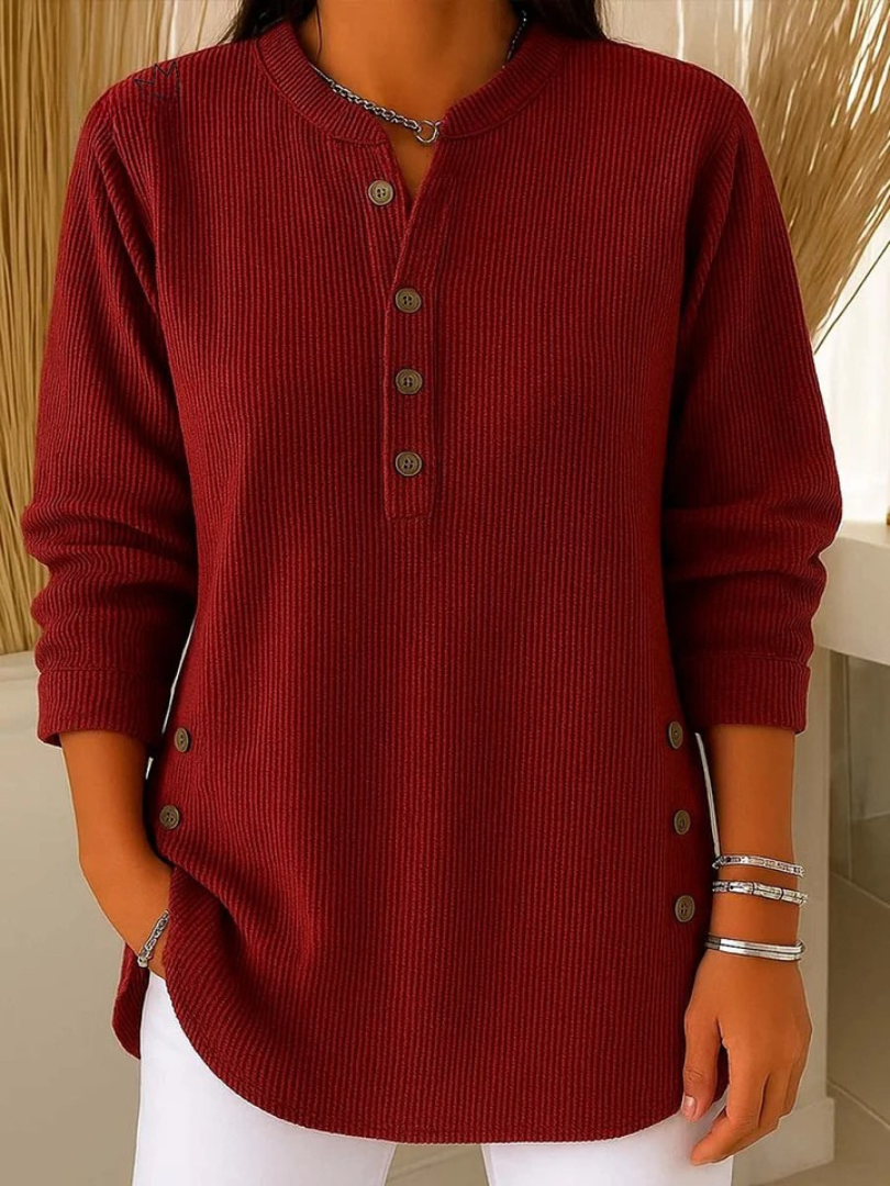 Refined everyday relaxed top for women | Eden -3