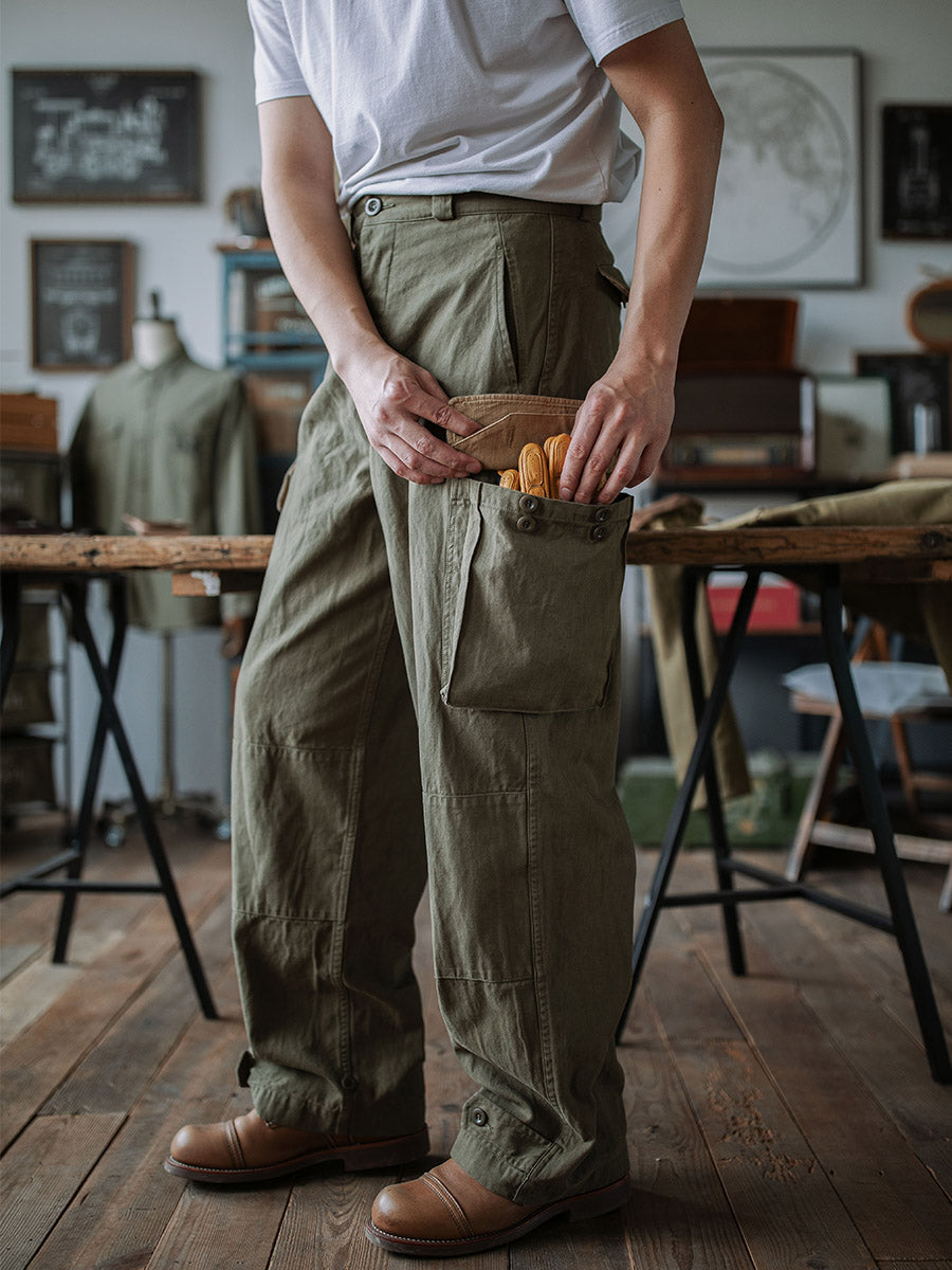 Classic utility everyday cargo trousers for men | M-47 -3