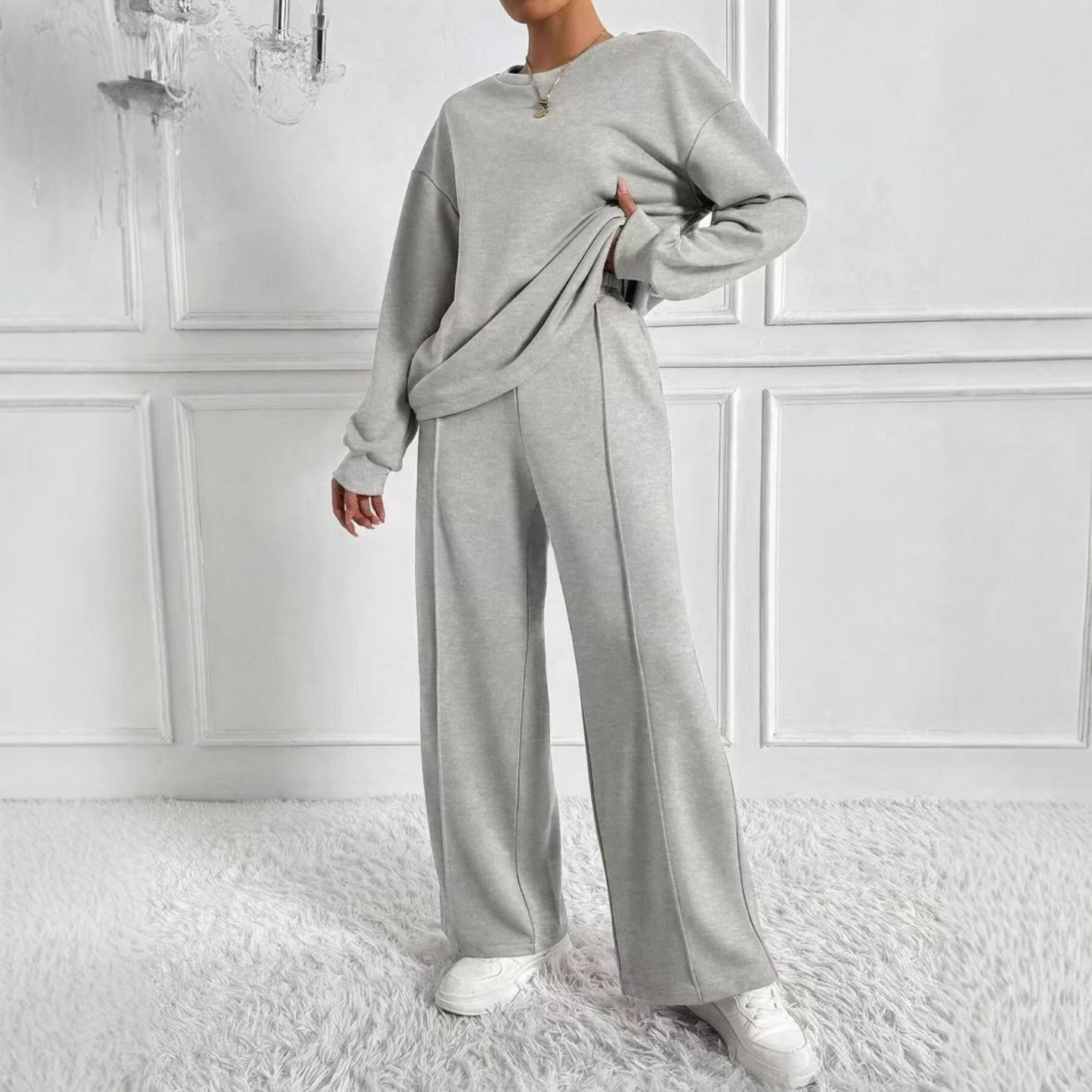 Classic smart everyday trousers for women | Tinidor -5