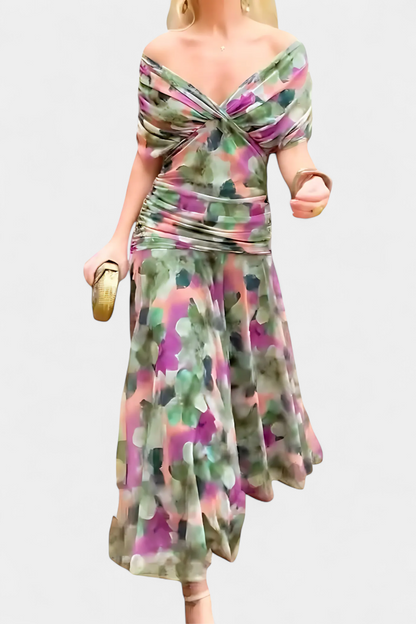 Elegant everyday relaxed maxi dress for women | Florendra -18