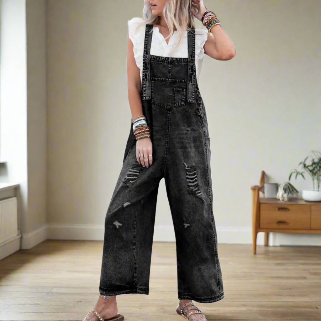 Classic elegant feminine jumpsuit for women | Carmelita -1