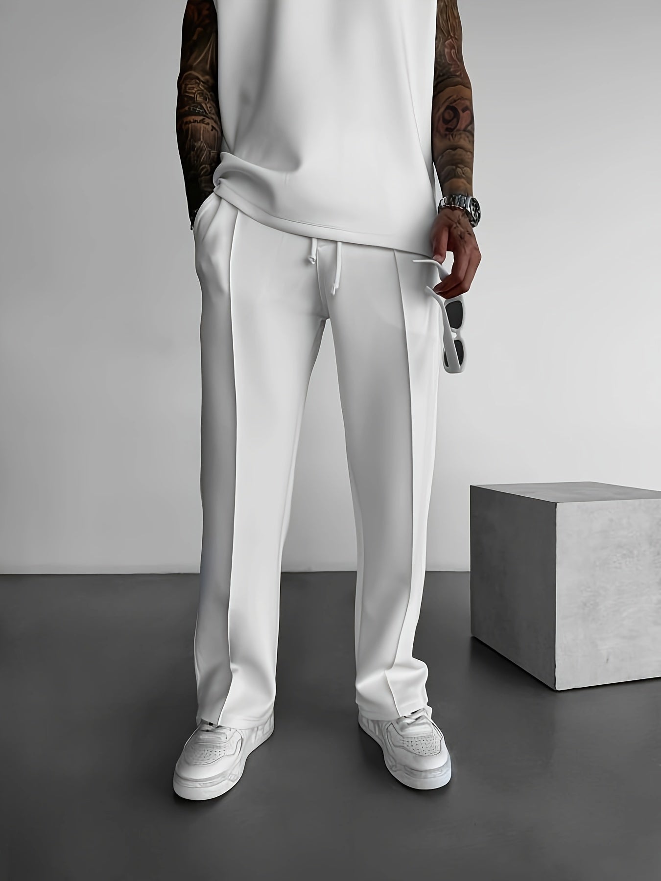 Smart everyday tailored trousers for men | Ellison -3