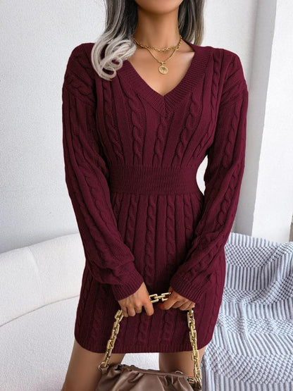 Elegant flowy relaxed dress for women | Holly -5