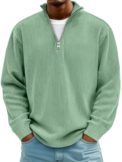 Classic cosy relaxed jumper for men | Calixto -8