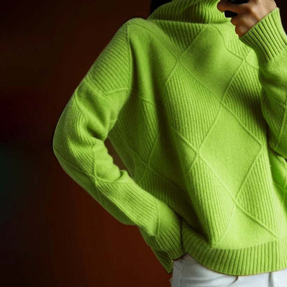 Classic soft ribbed jumper for women | Solenne -5