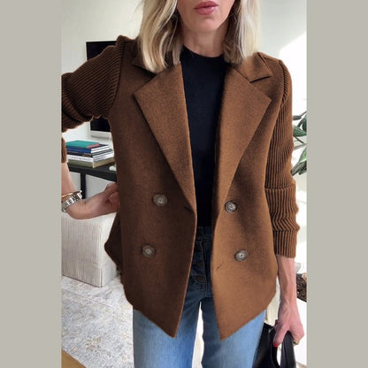 Classic fitted structured blazer for women | Alesia -12