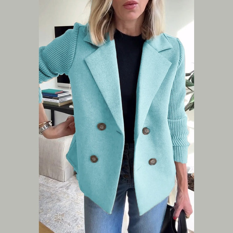 Classic fitted structured blazer for women | Alesia -13
