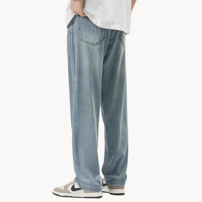 Classic tailored relaxed trousers for men -2