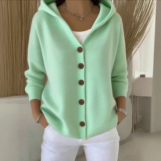 Cosy relaxed knit cardigan for women | Amelia -3