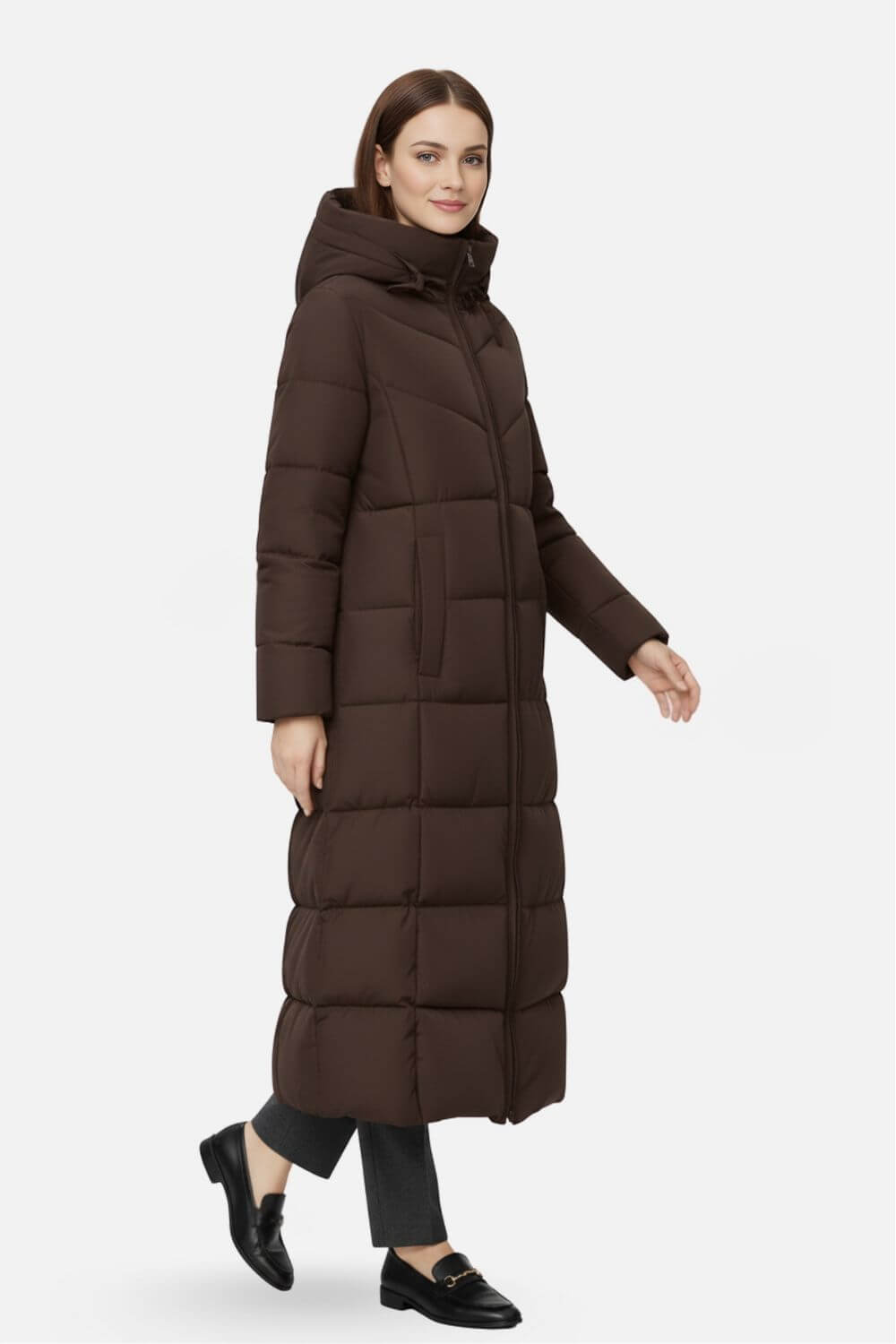 Warm everyday insulated puffer jacket for women | Caurelle -6