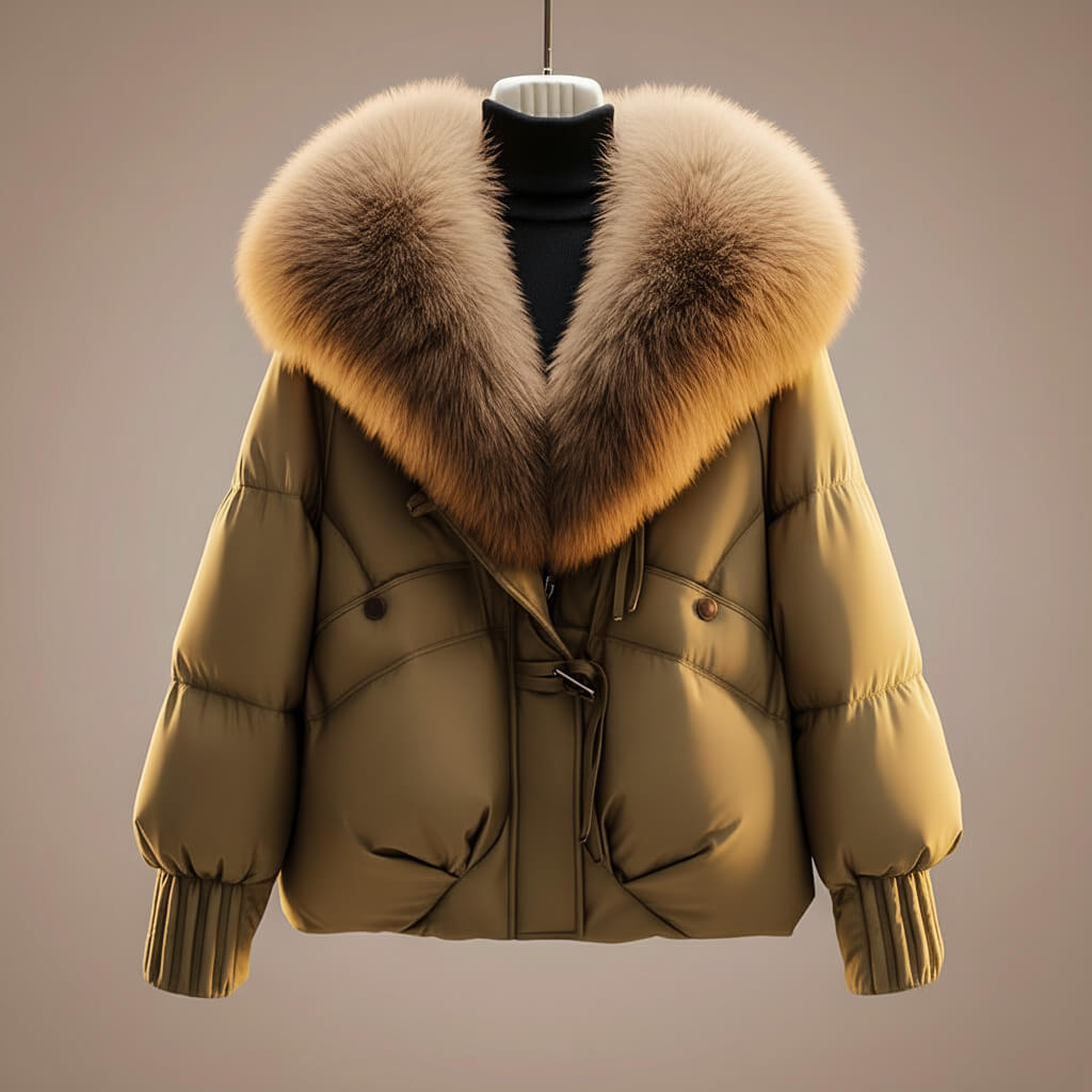 Elegant warm insulated coat for women | Marianne -8
