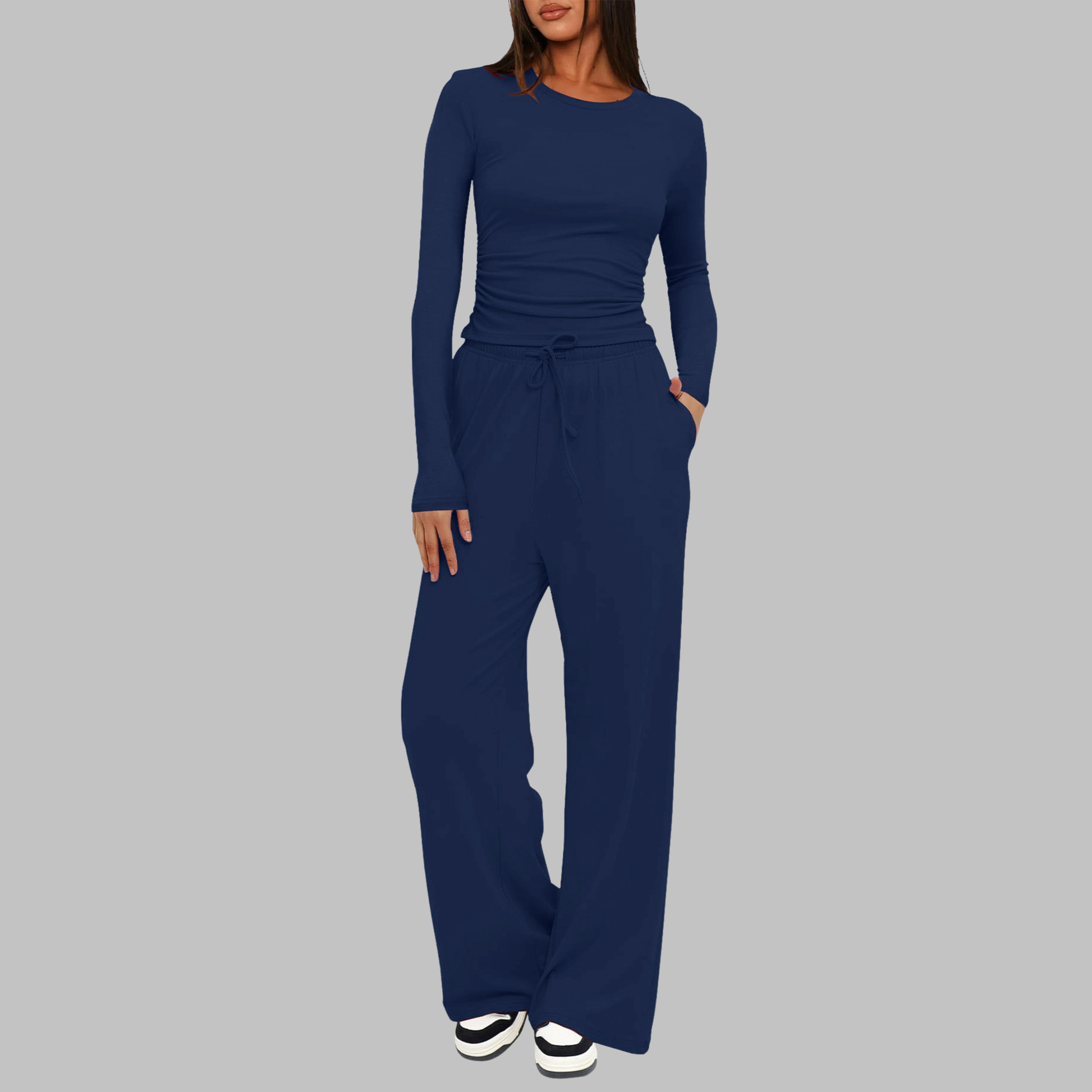 Smart everyday tailored trousers for women | Janny -3
