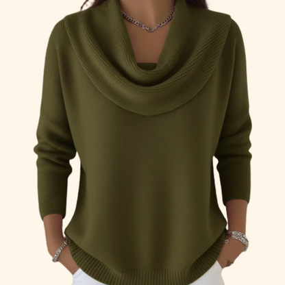 Classic soft relaxed jumper for women | Aveline -5