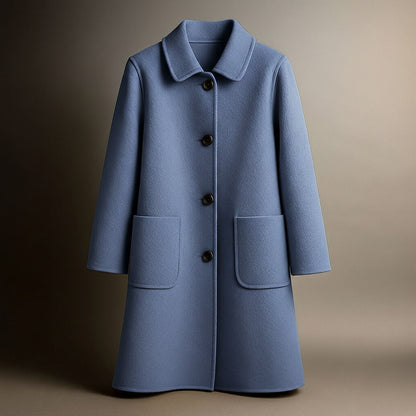 Classic elegant tailored coat for women | Elio -1