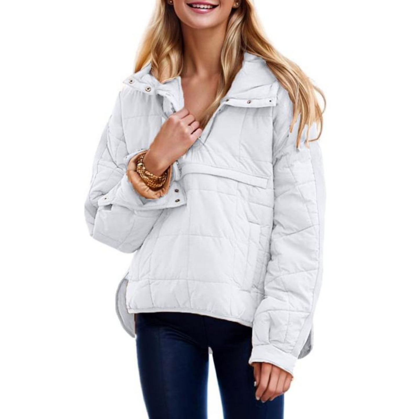Refined versatile relaxed jacket for women | FARRELL -2