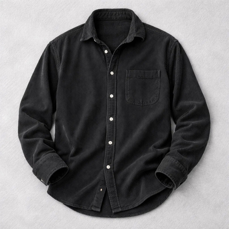 Classic smart relaxed shirt for men | Hudson -4