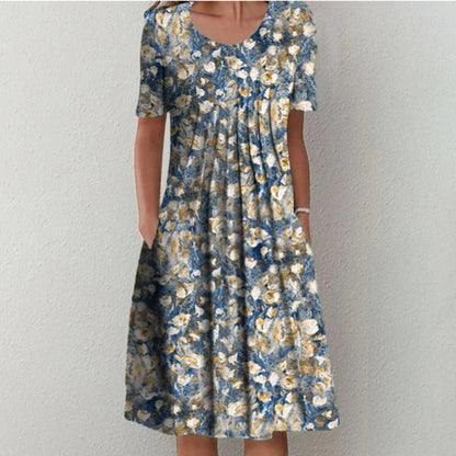 Classic elegant relaxed dress for women | Gigi -3