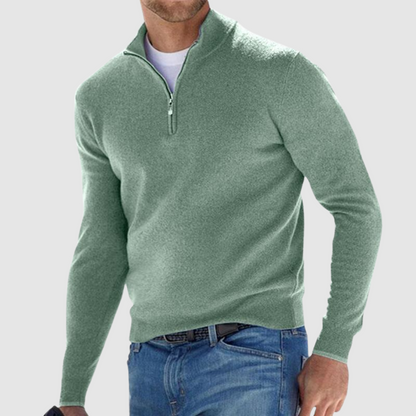 Soft relaxed knit jumper for men | Harris -1