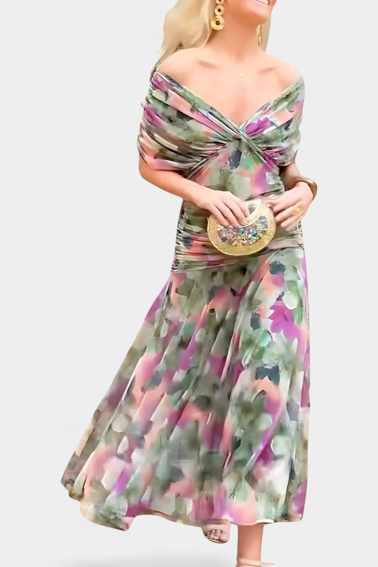 Elegant everyday relaxed maxi dress for women | Florendra -19