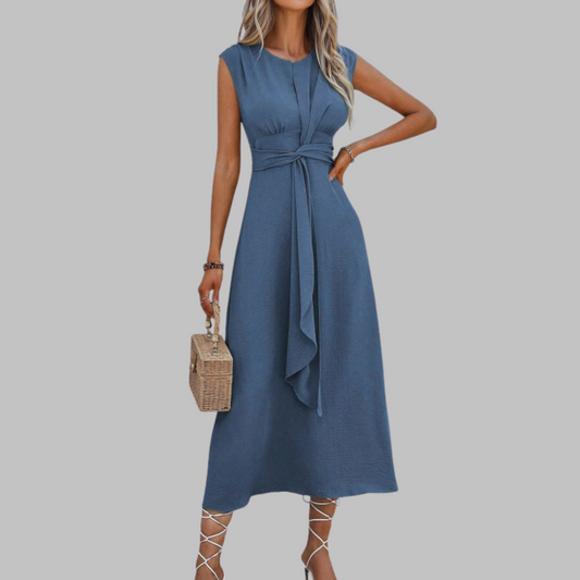 Classic everyday relaxed maxi dress for women | Reese -1