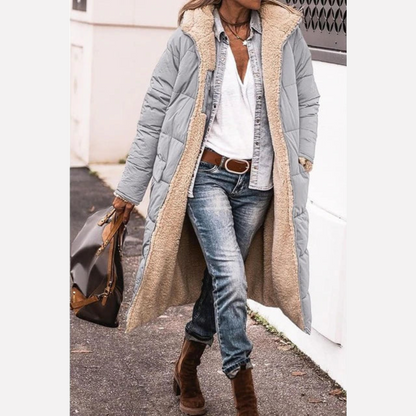 Classic elegant insulated coat for women | Amelia -2