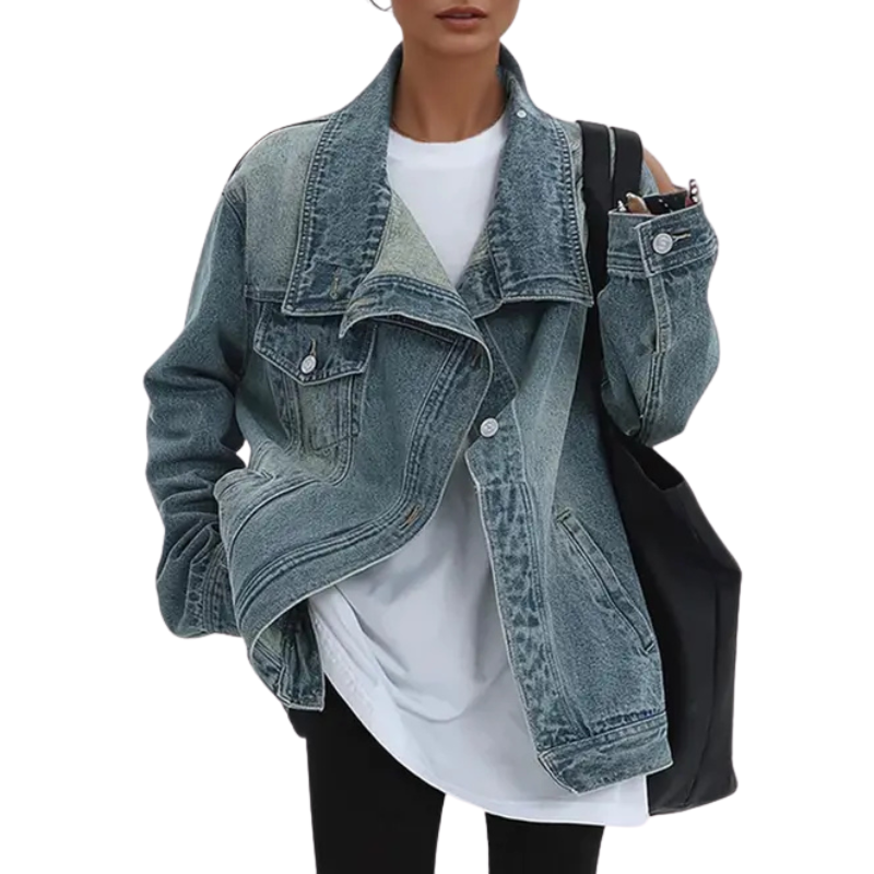 Refined everyday relaxed jacket for women | SARAH -3
