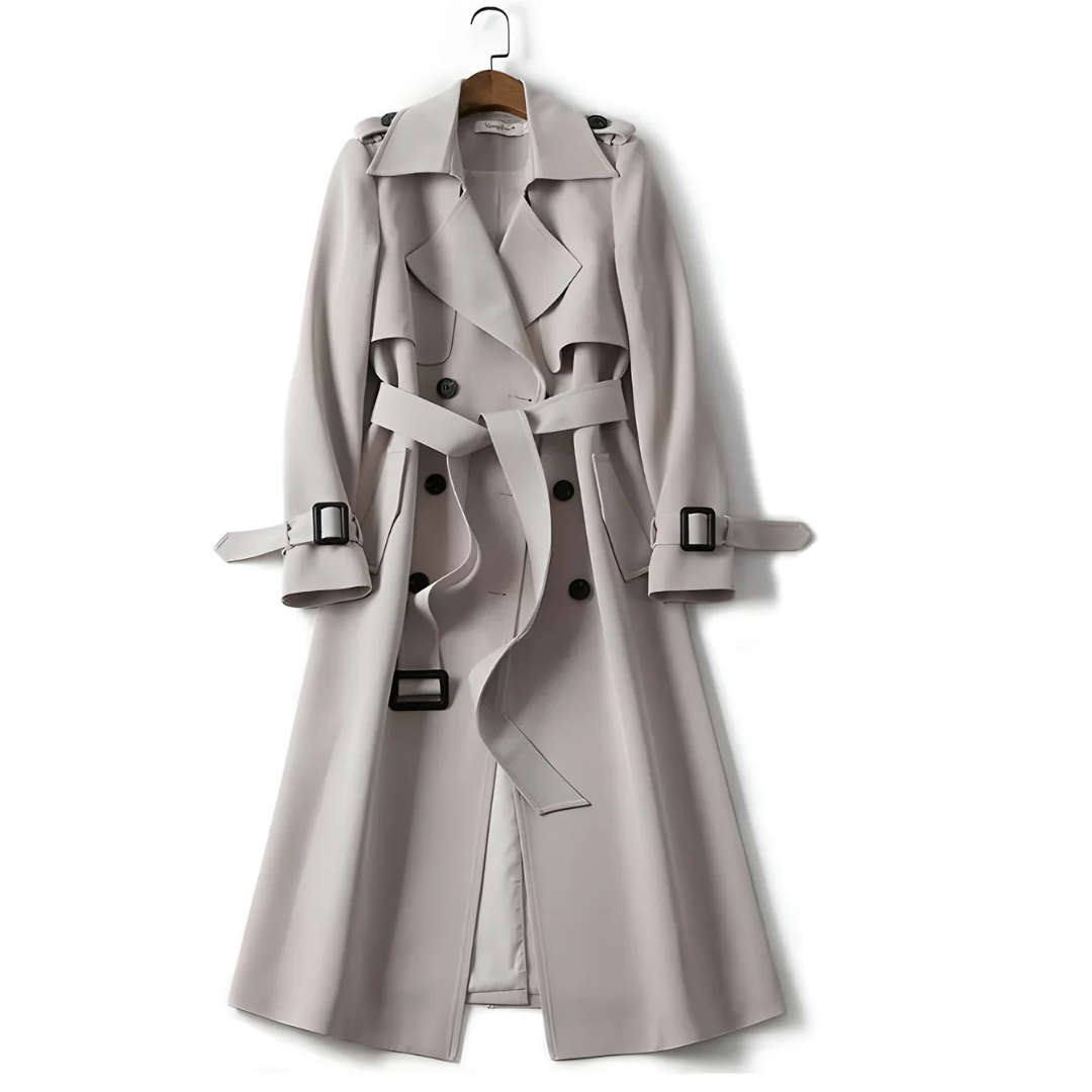 Classic refined everyday trench coat for women -11
