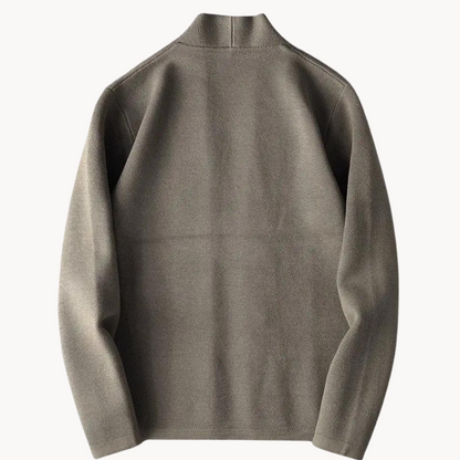 Longline knit ribbed cardigan for men | Belmont -2