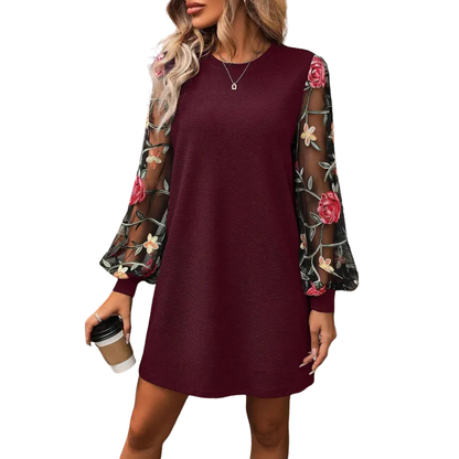 Elegant everyday relaxed dress for women | Lucy -3