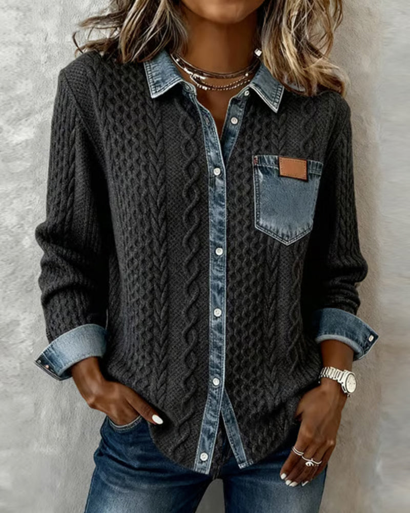 Classic casual relaxed shirt for women | Juliane -4