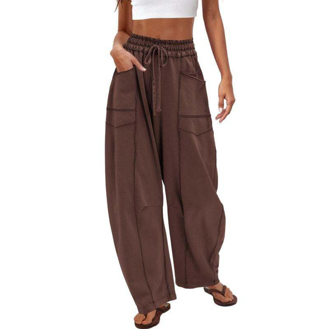 Classic everyday relaxed trousers for women | AVANITA -3