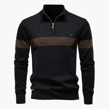 Classic relaxed ribbed jumper for men | Durham -2