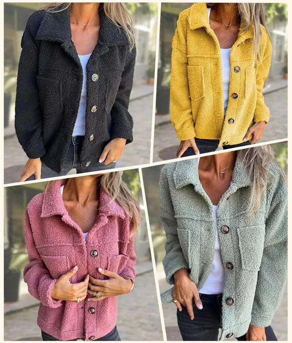 Warm tailored insulated coat for women | Laverinne -6