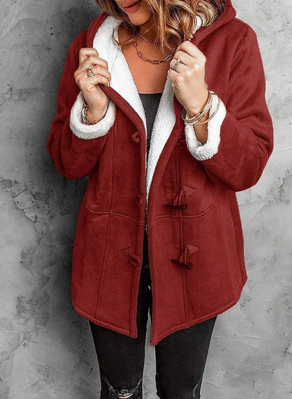 Elegant warm insulated coat for women | Arwelyn -4
