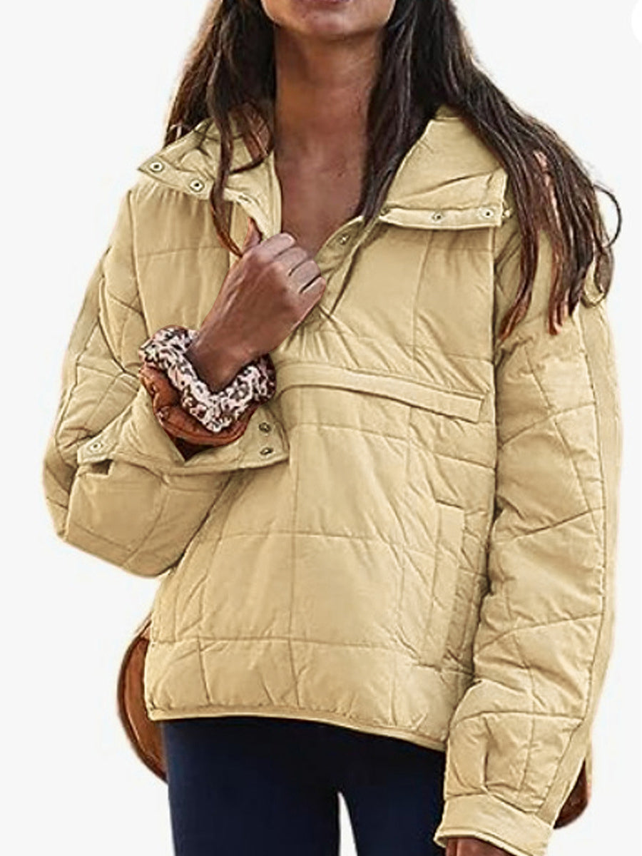 Refined versatile relaxed jacket for women | FARRELL -8