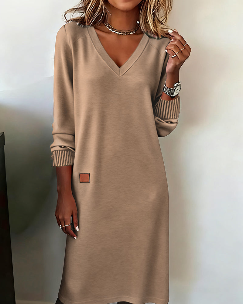 Classic flowy relaxed dress for women | Jana -7
