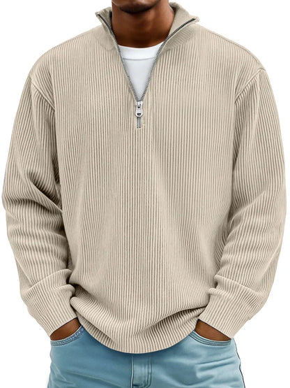 Classic cosy relaxed jumper for men | Calixto -7